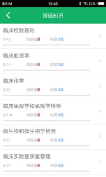 中級臨床檢驗技術(shù)截圖