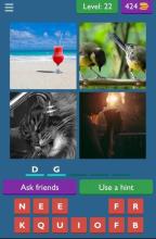 4 PICTURES : GUESS 1 WORD截图1