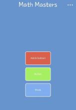 Math Masters - Math game for people of all ages截图1
