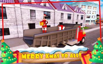 Santa Claus Christmas Gift Delivery Truck Game截图2