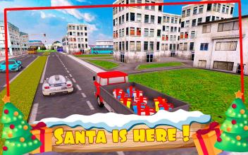 Santa Claus Christmas Gift Delivery Truck Game截图1