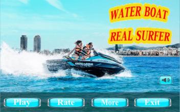 Water Boat Stunt - Real Surfer 2019截图2