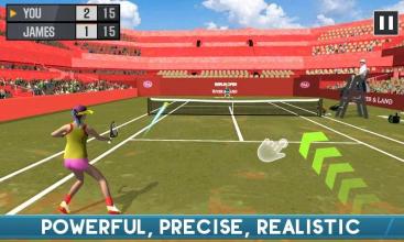 Tennis Tournament 3D - Virtual Tennis Game截图1