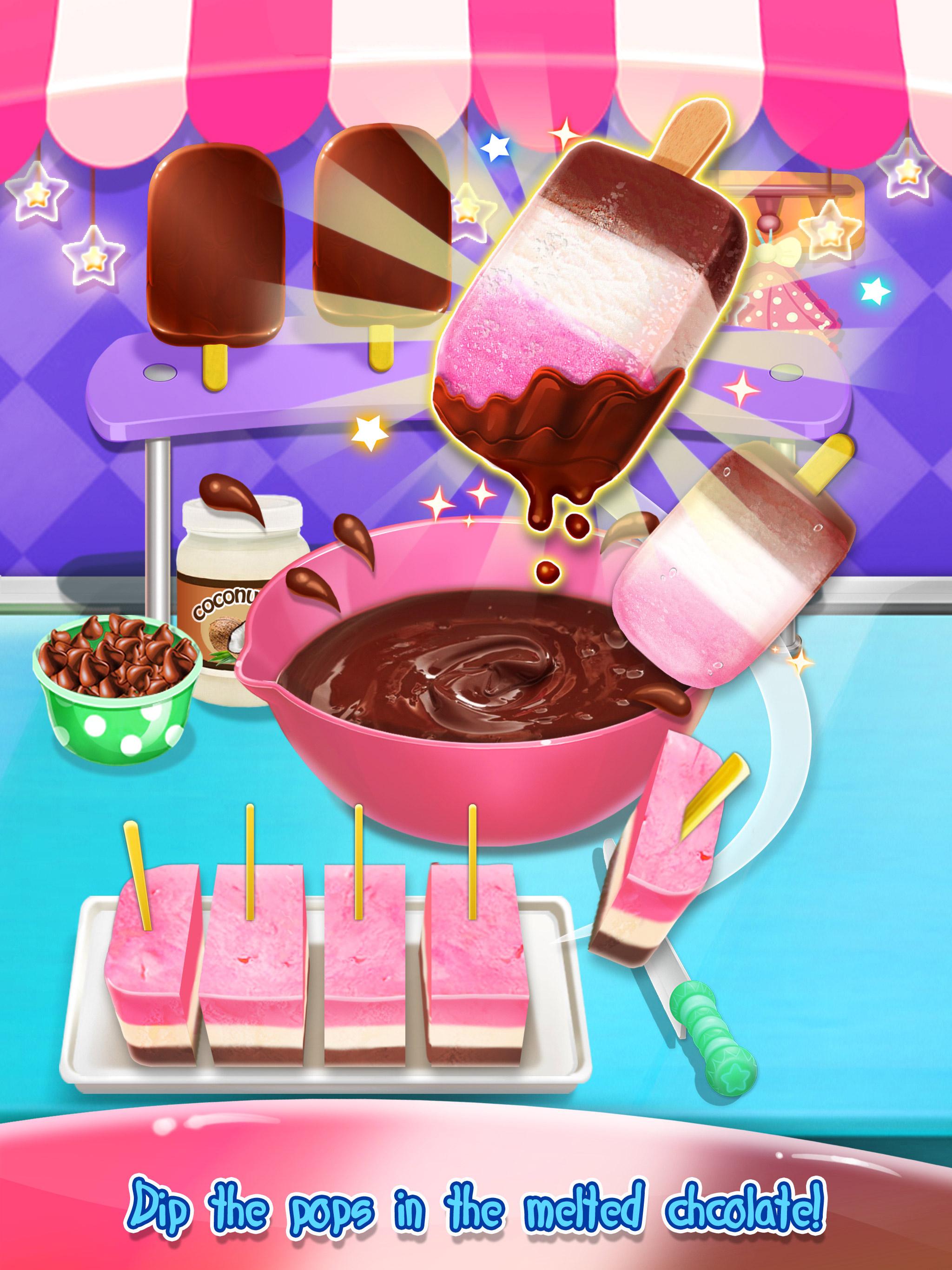 Carnival Fair Food - Ice Cream Pop Maker截图2