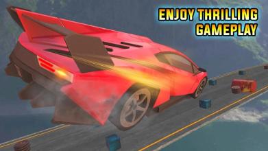 Super Stunts Impossible Car Tricky Track截图2