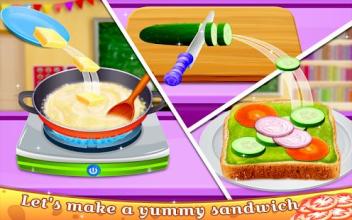 School Lunchbox Food Maker - Cooking Game截图2