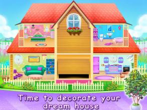 Doll House Decoration - Home Design Game for Girls截图2