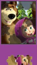 Game Puzzle Anak Masha and The Bear截图1