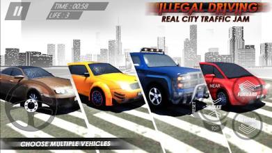 Illegal Driving Real City Traffic Jam截图1