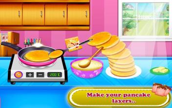 Sweet Pancake Maker - Breakfast Food Cooking Game截图2