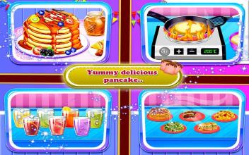 Sweet Pancake Maker - Breakfast Food Cooking Game截图3