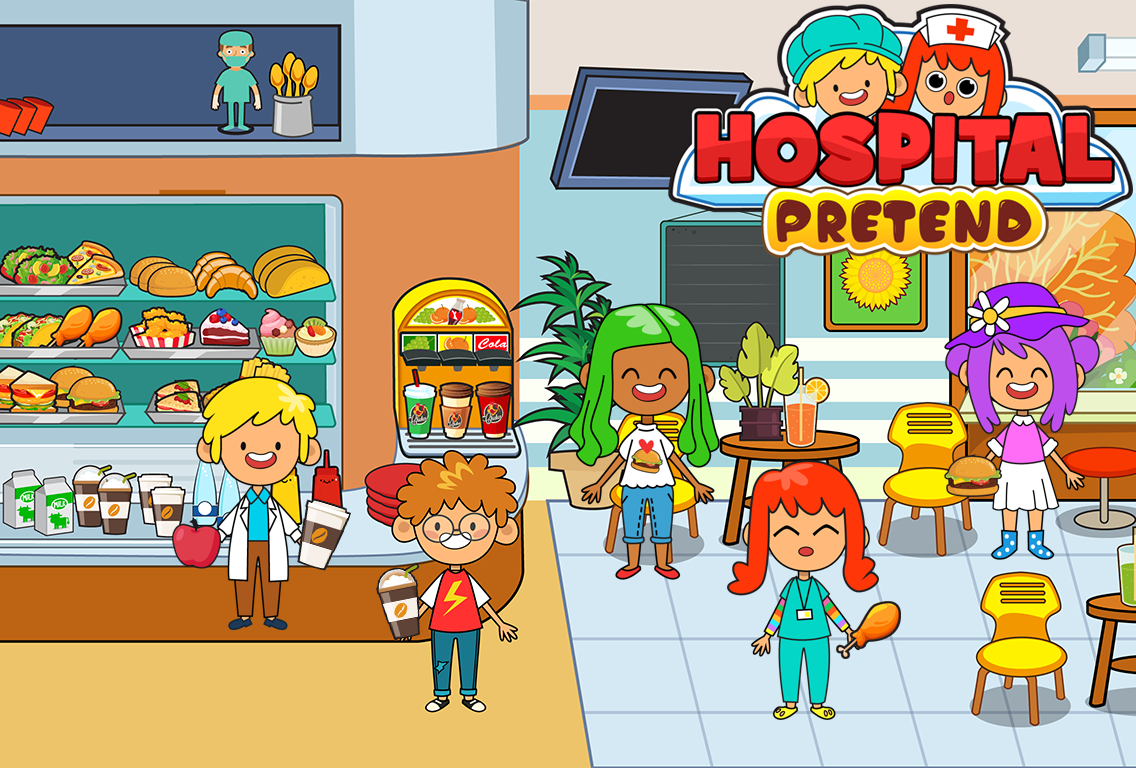 My Pretend Hospital - Kids Hospital Town Life FREE截图3