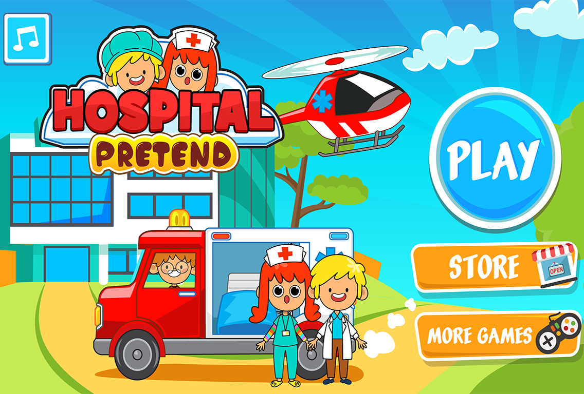 My Pretend Hospital - Kids Hospital Town Life FREE截图5