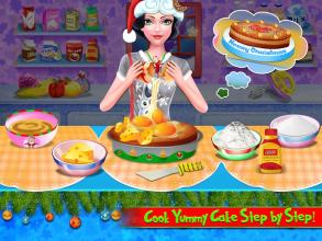 Christmas Sweet Cake Maker - Fun Cooking Game截图2