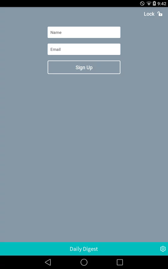 Atom - Subscriber sign-up app截图3