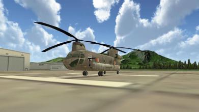 Chinook Helicopter Flight Sim截图5