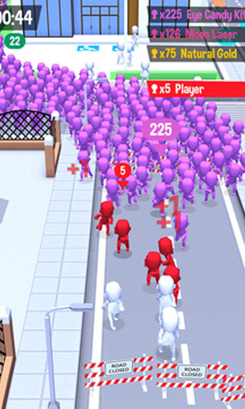 Stickman Crowd in City截图4