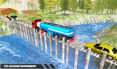 Oil Tanker Transporter Offroad Truck Fun Simulator截图1