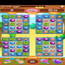 Candy Garden Match 3 Puzzle截图1