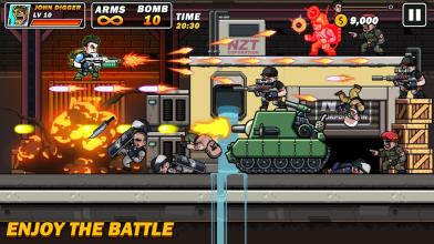 Metal Mercenary - 2D Platform Action Shooter截图1