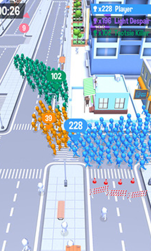 Stickman Crowd in City截图2