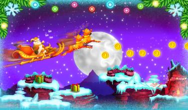 Christmas Run Santa Ride Game: Runner Platformer截图2