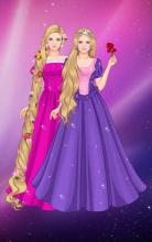 Long Golden Hair Princess Dress up game截图1