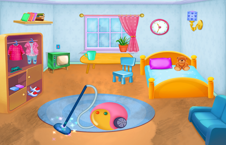 房子打扫 收拾房子 游戏为孩子们截图4