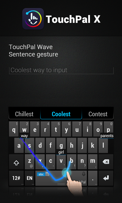 English (US) TouchPal Keyboard截图2