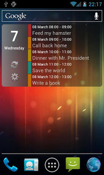 Clean Calendar Widget截图