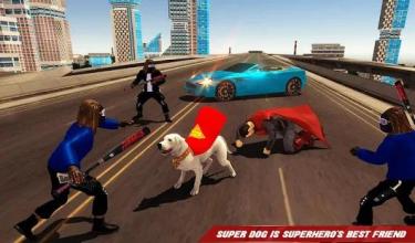 Flying Superhero Dog Hero City Rescue: Dog Games截图4