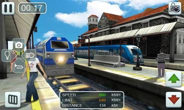 Train Driving Simulator - Crossing Railroad Game截图1