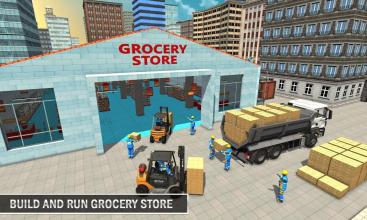 Supermarket Grocery Store Building Game截图2