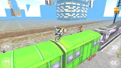 Subway Moto Rider - Train Rush截图1