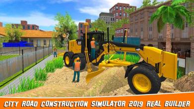 Real City Road Construction Simulator 2019截图1