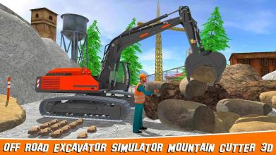 Off Road Excavator Simulator Mountain Cutter 3D截图1