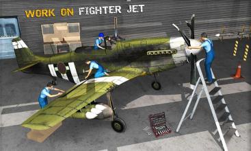 Air plane Mechanic Workshop Garage Simulator 2018截图2