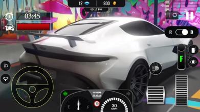 Car Traffic Aston Martin DB9 Racer Simulator截图1