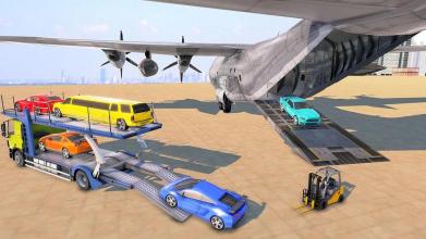 Car Transporter Truck Driver:Cargo Plane Simulator截图2