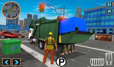 Garbage Dump Truck Driving Simulator 2018截图5