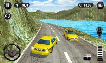 Taxi Simulator - Hill Climb New Game截图1