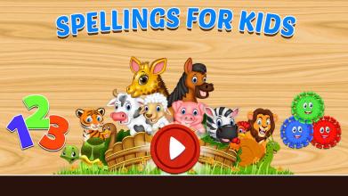 Spellings for Kids, Learn Spellings.截图2