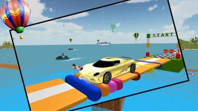 Extreme Water Car Stunts and Racing 2019截图2