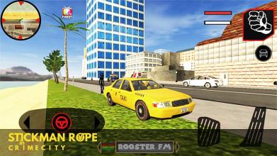 Stickman Rope Hero in Crime City截图2