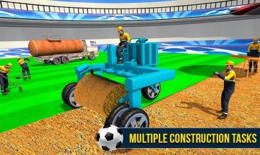 Football Stadium Builder 3D: Crane Operator Sim截图2