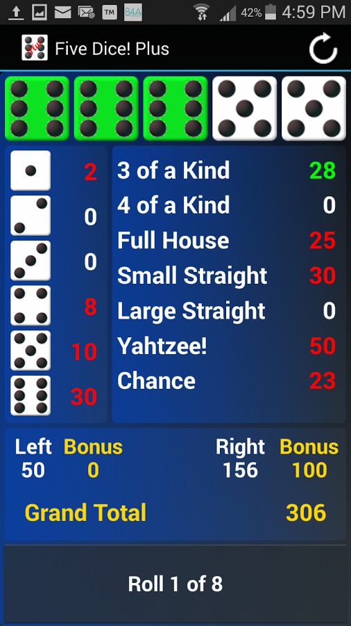 Yahtzee! Plus Free截图2