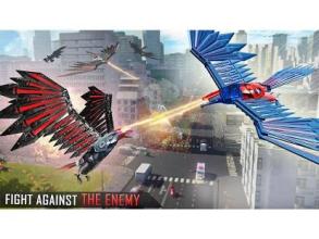 Super Hero Flying Captain Robot American City War截图2