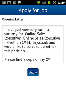 CV-Library Job Search截图