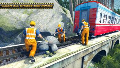 Indian Train Track Construction: Train Games 2019截图2