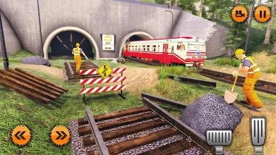 Indian Train Track Construction: Train Games 2019截图5